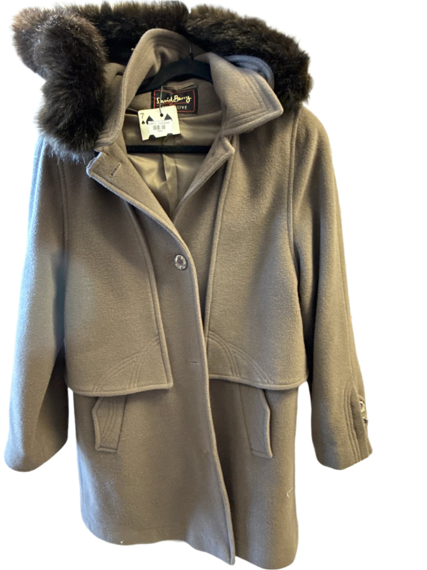Ullarjakki m loði oversized 12
