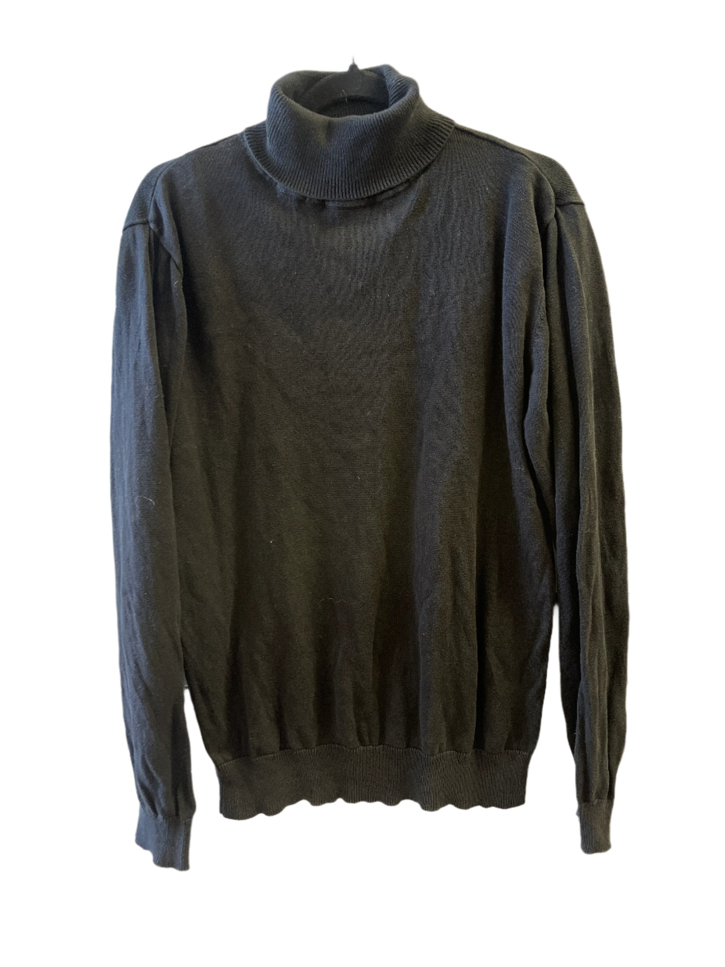 Svartur turtle neck L