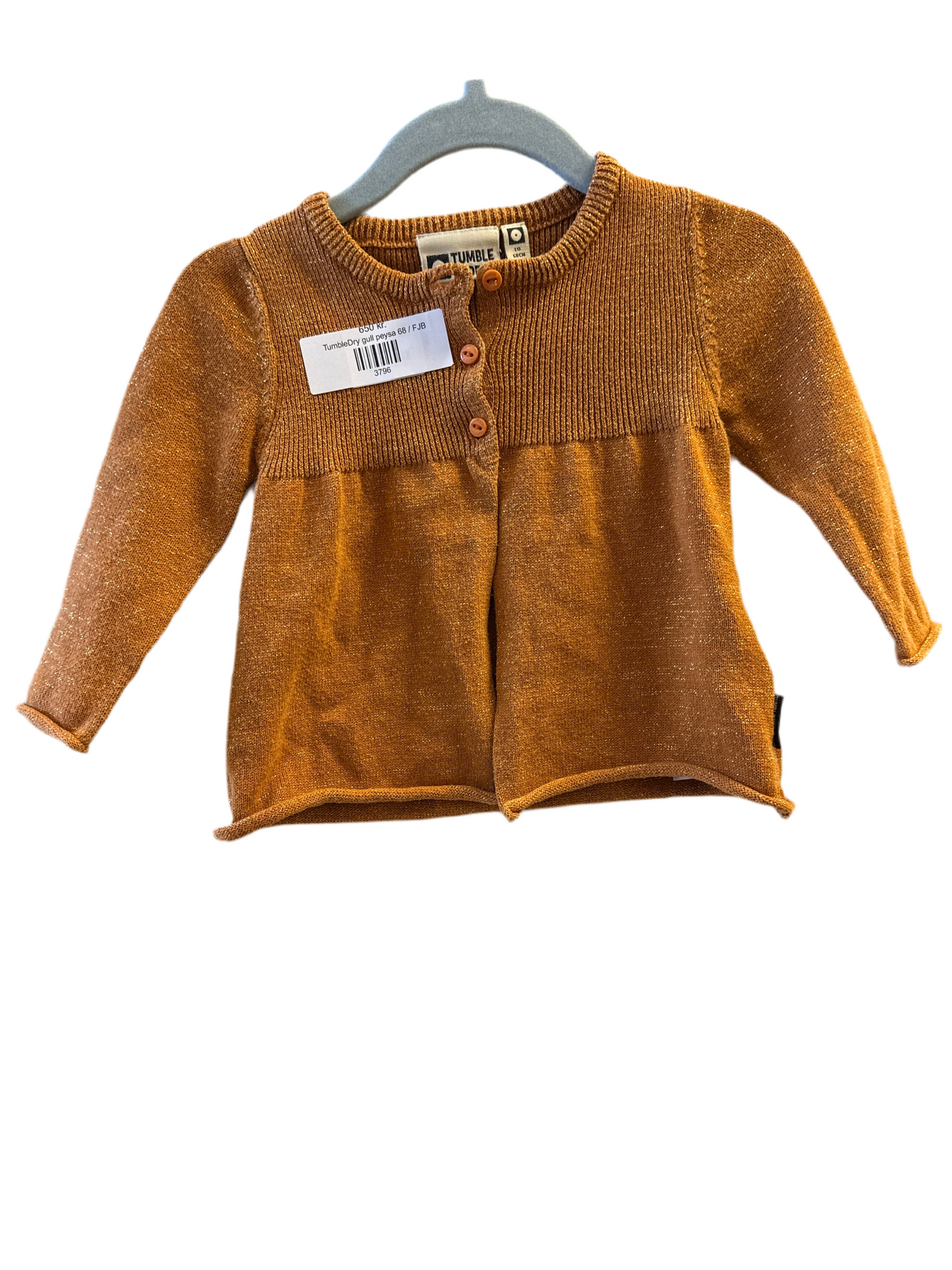 TumbleDry gull peysa 68