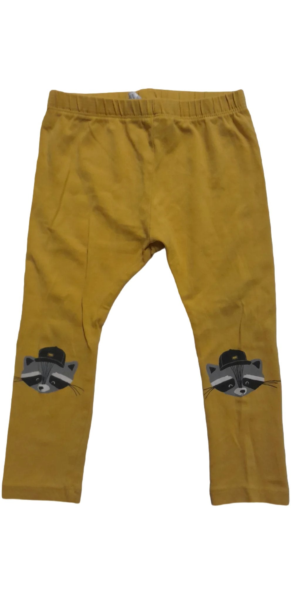 Lindex gular þvottabjarnar buxur. 86