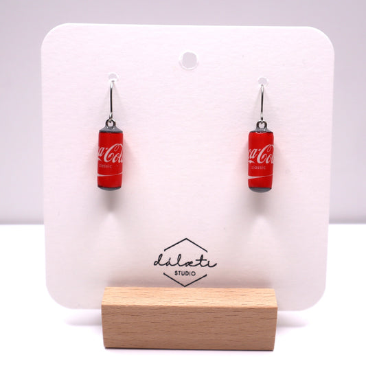 Kók í dós eyrnalokkar