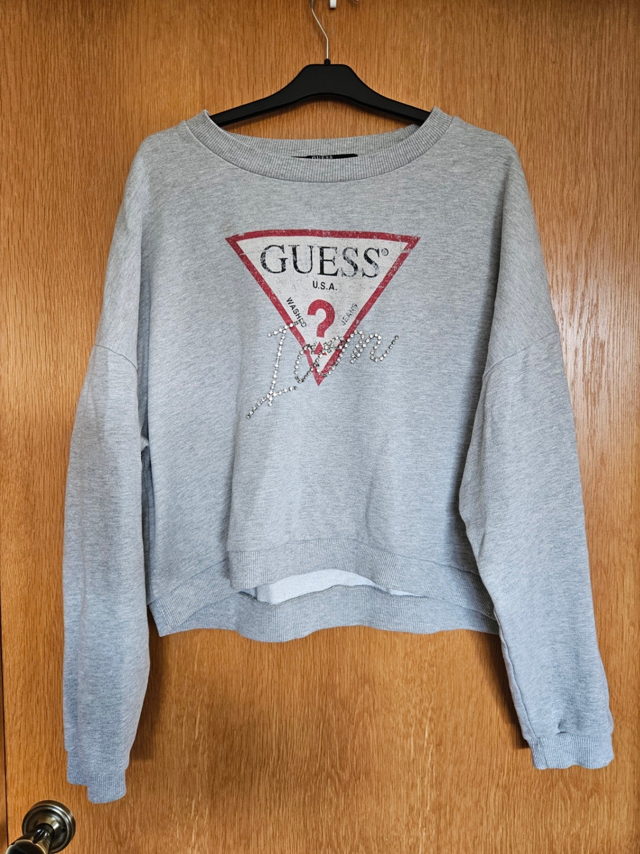 M Guess grá joggingpeysa