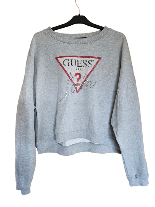 M Guess grá joggingpeysa