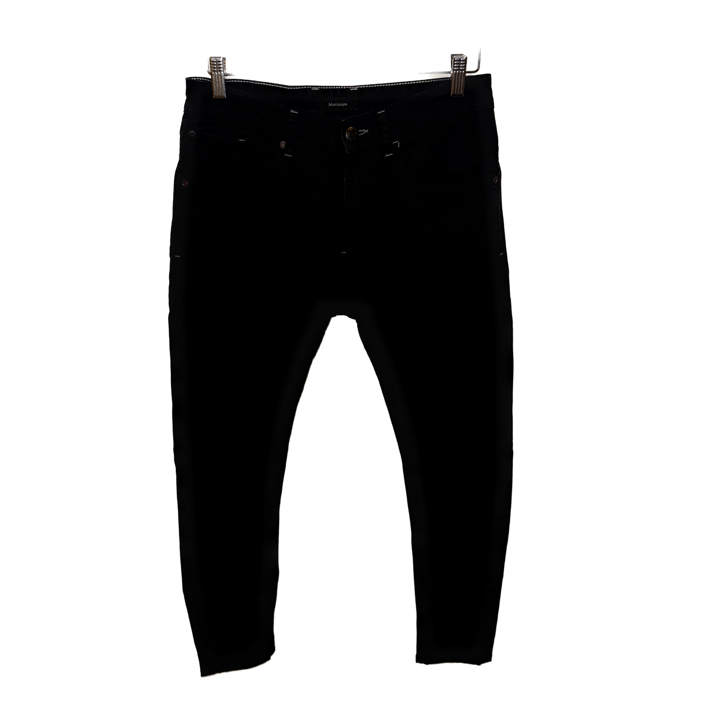 W32/L32 Mens - Matinique svartar buxur