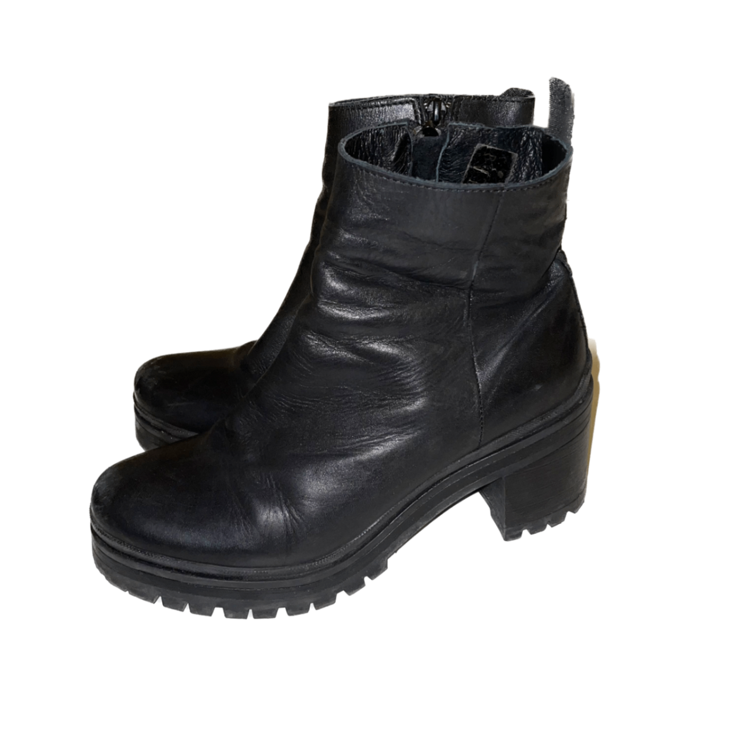 39 - SIXMIX leður hæla boots