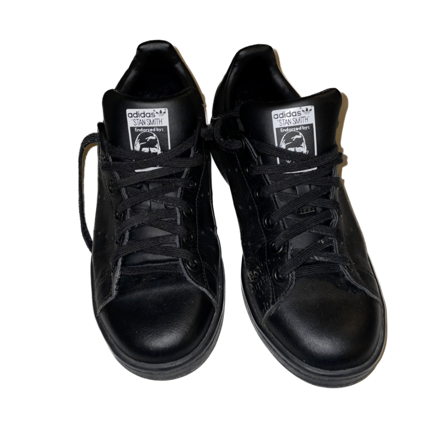 38 og 2/3 - Stan Smith skór svartir