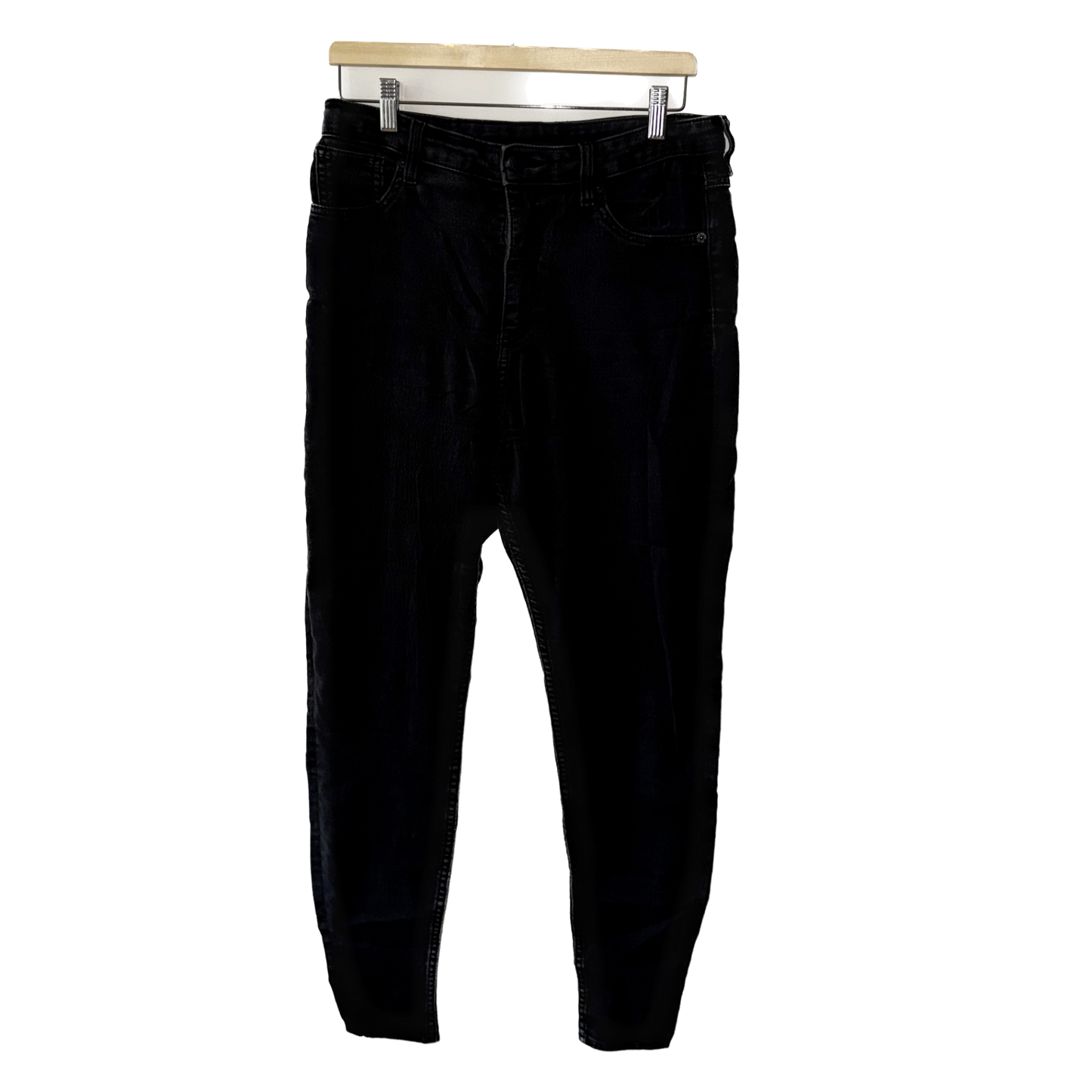 XL - MONKL slim high waist gallabuxur