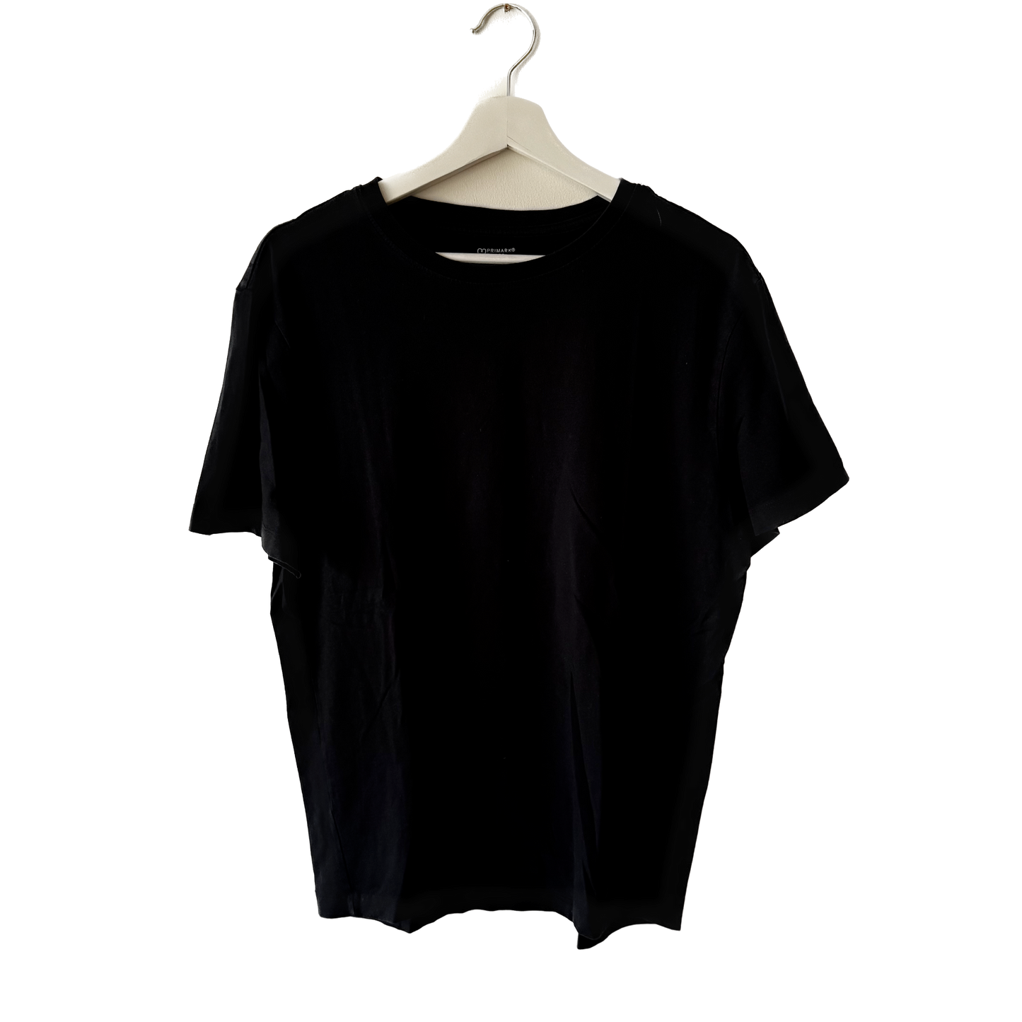 L Men - Primark slim fit svartur bolur
