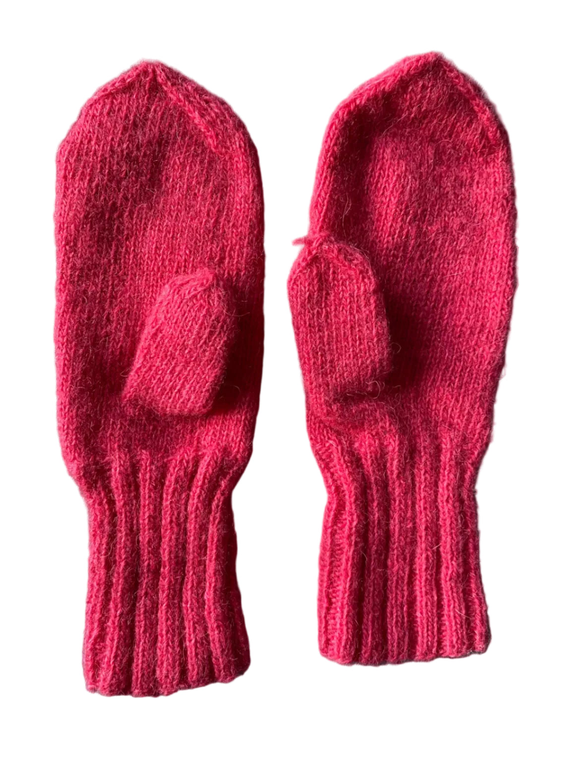 Hand knitted Icelandic wool gloves NEW S/M