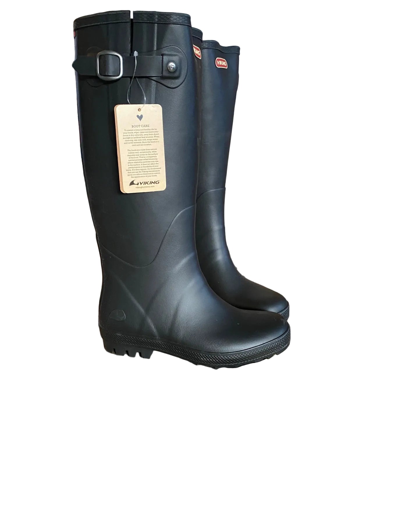 Viking women’s rubber boots black NEW with tag/box 38