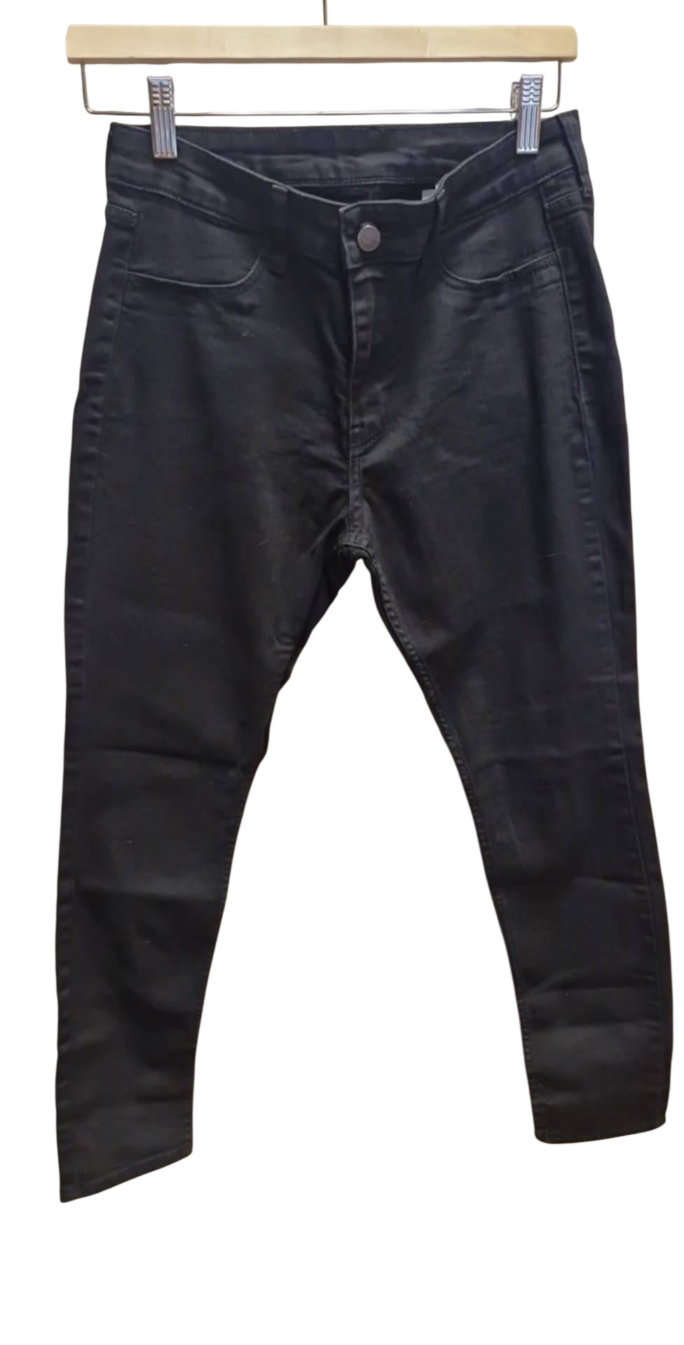 Denim svartar skinny jeans 38