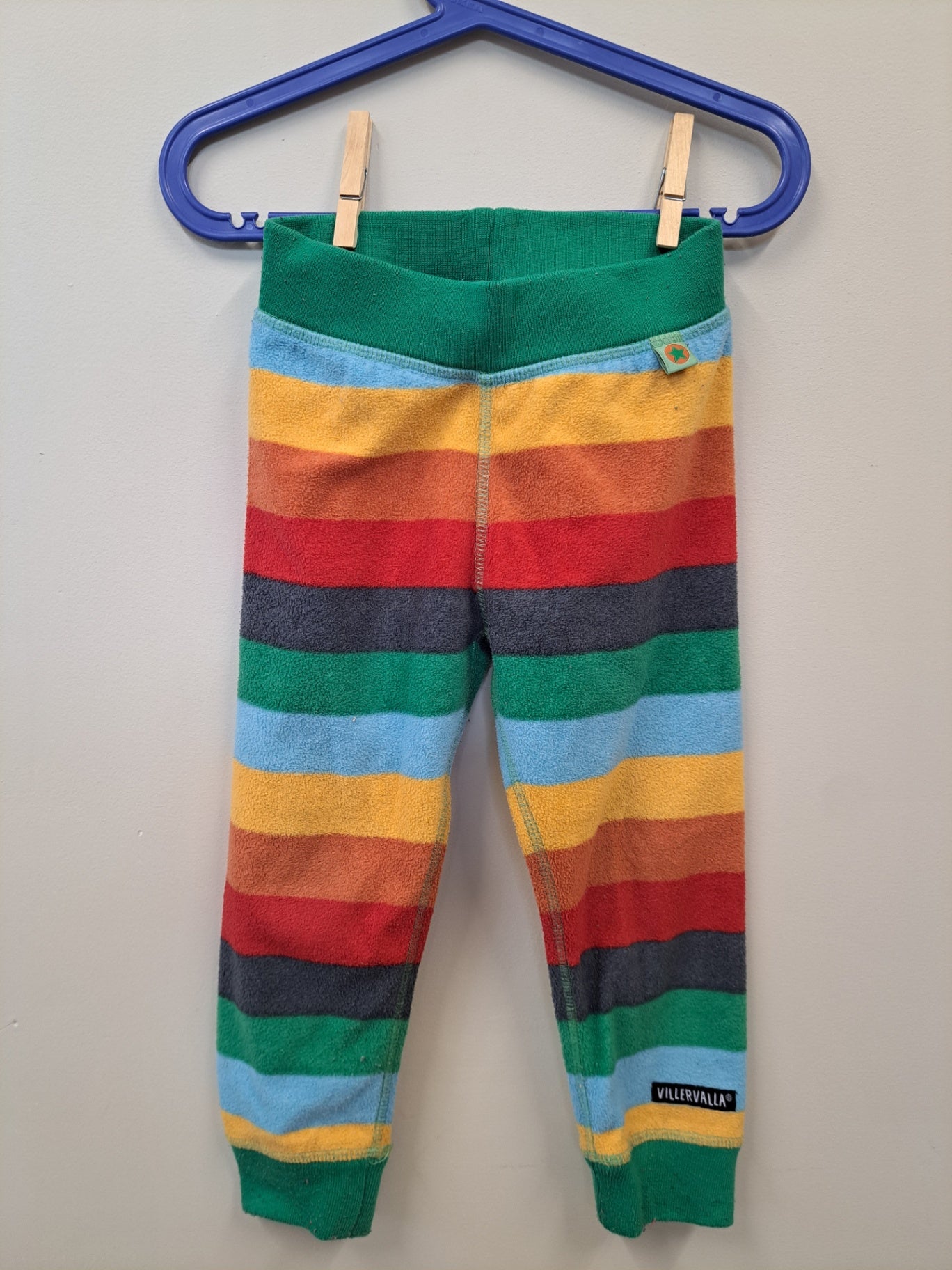Röndótt flís sett 98