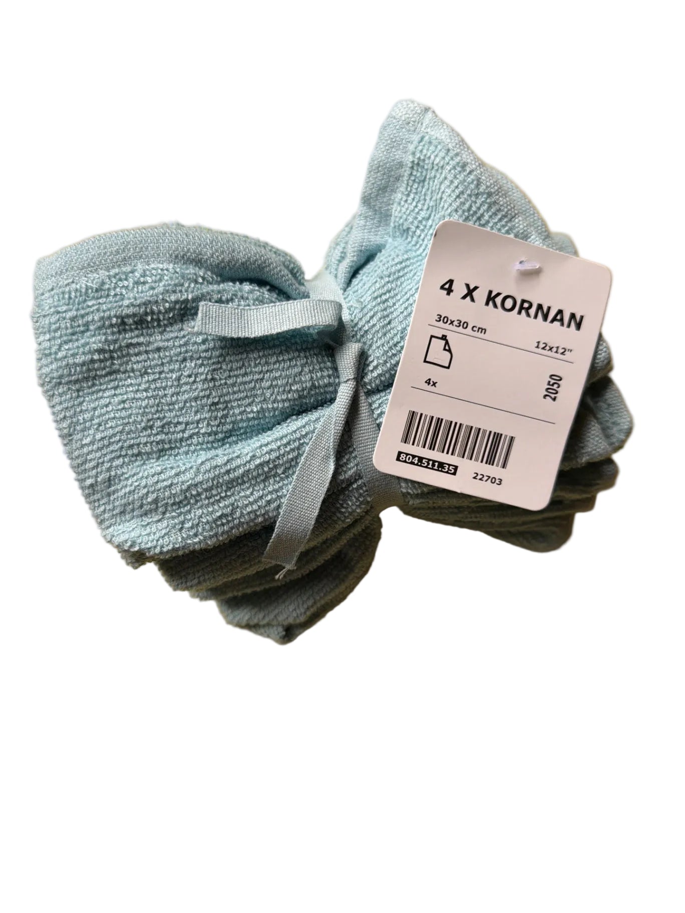 Set of 4 IKEA towels NEW 30*30 cm