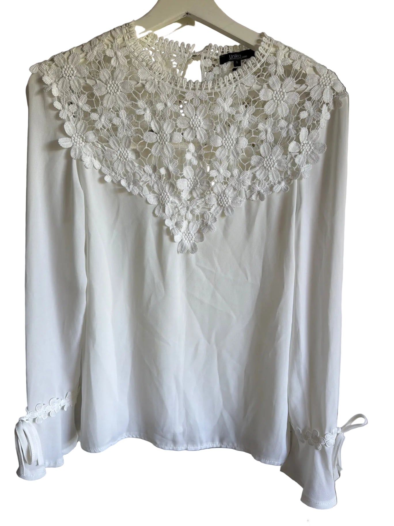 Unika Paris white blouse S
