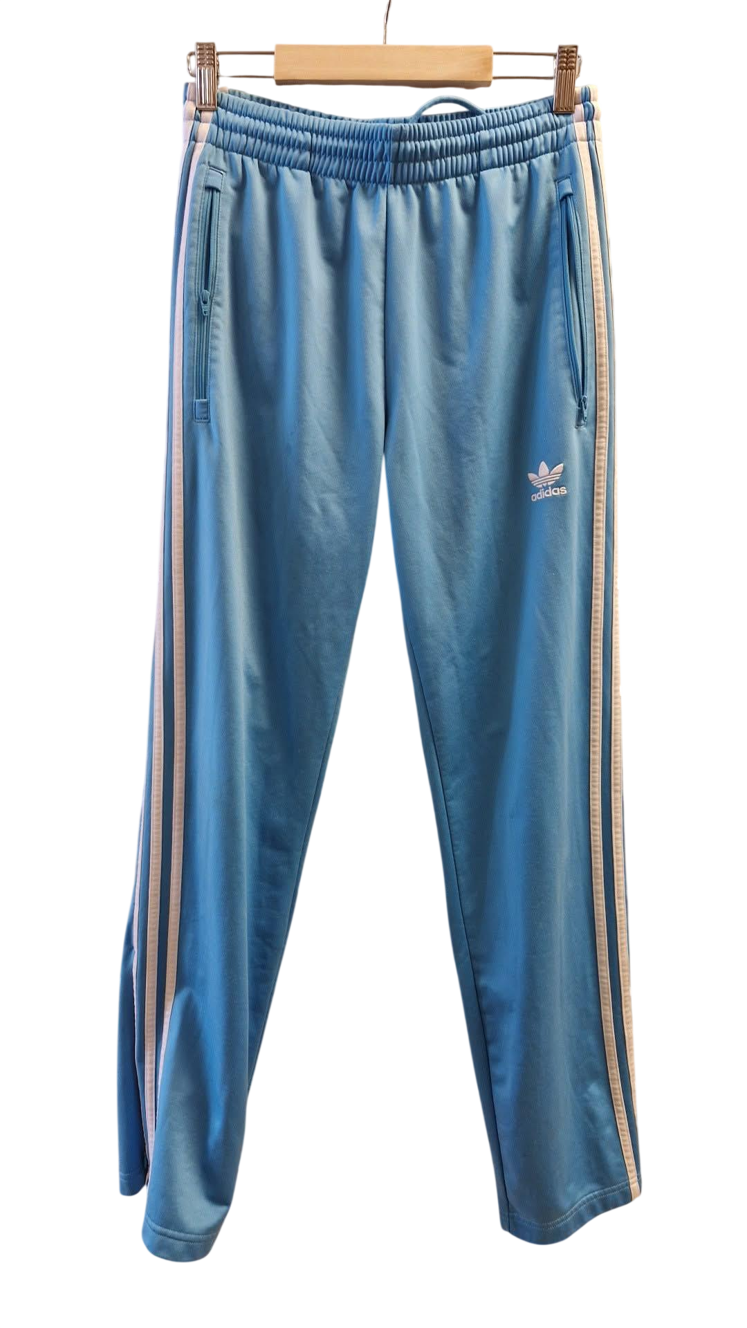 Adidas bláar buxur S