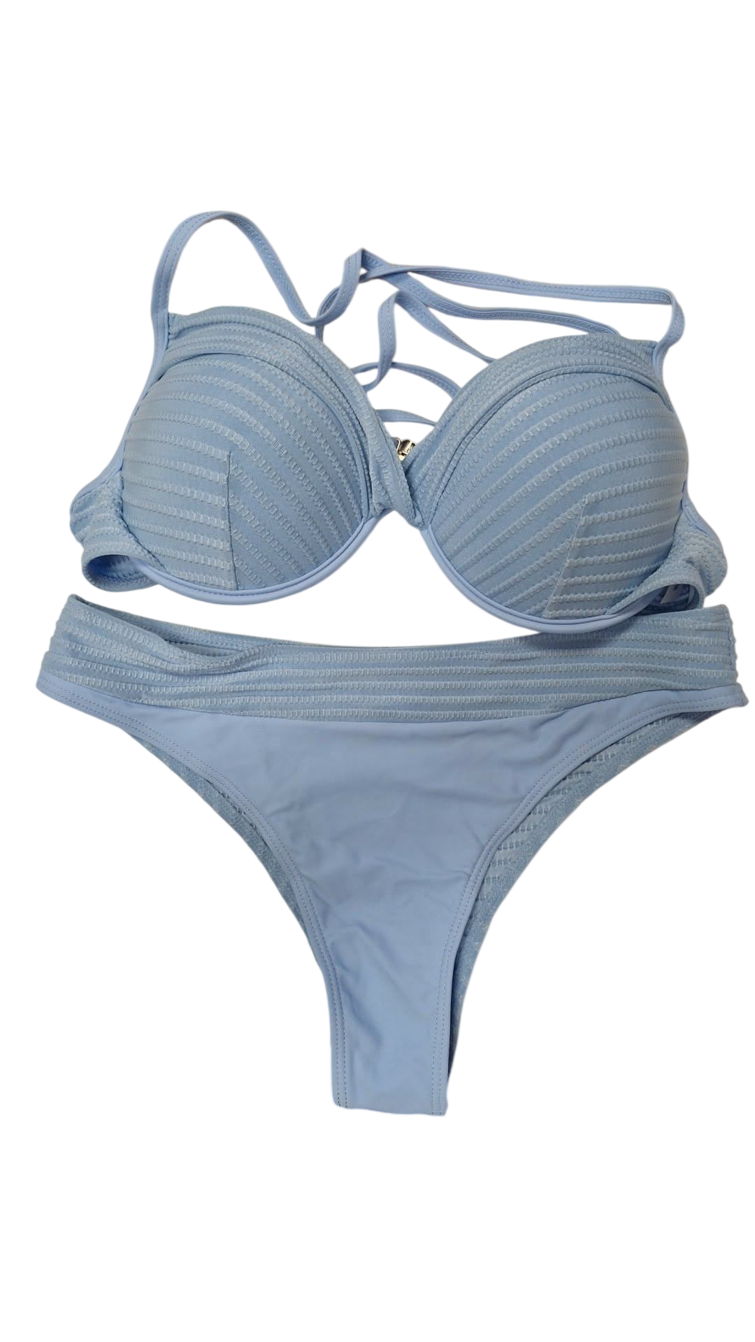 ljósblátt bikiní