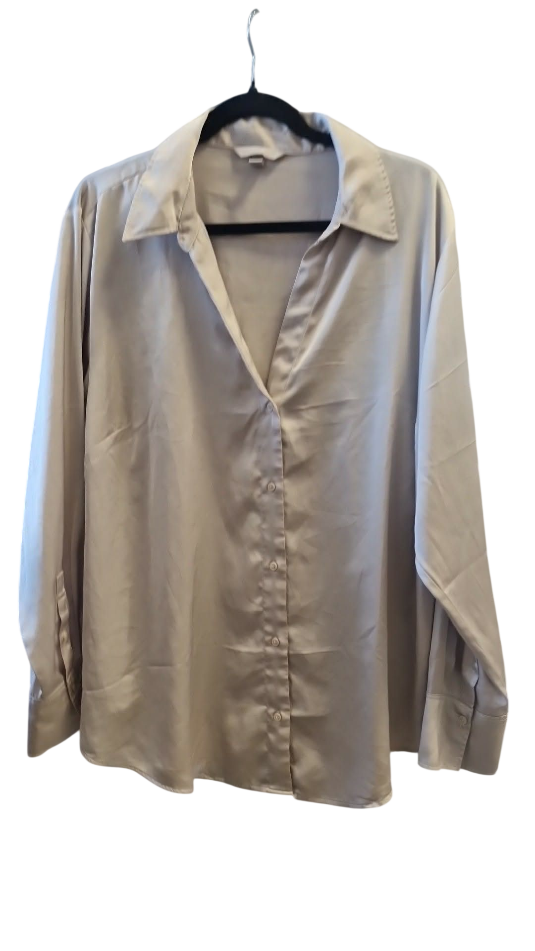 H&M satínskyrta XL