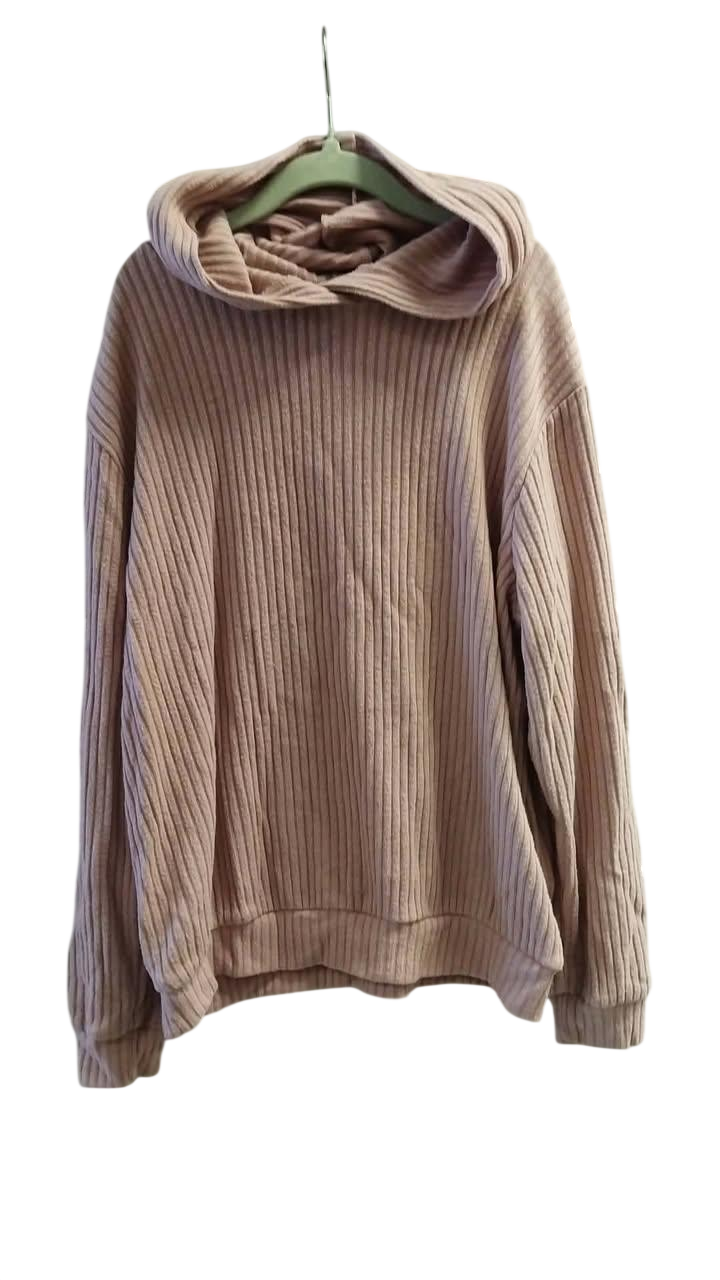 H&M mjúk peysa m hettu 140