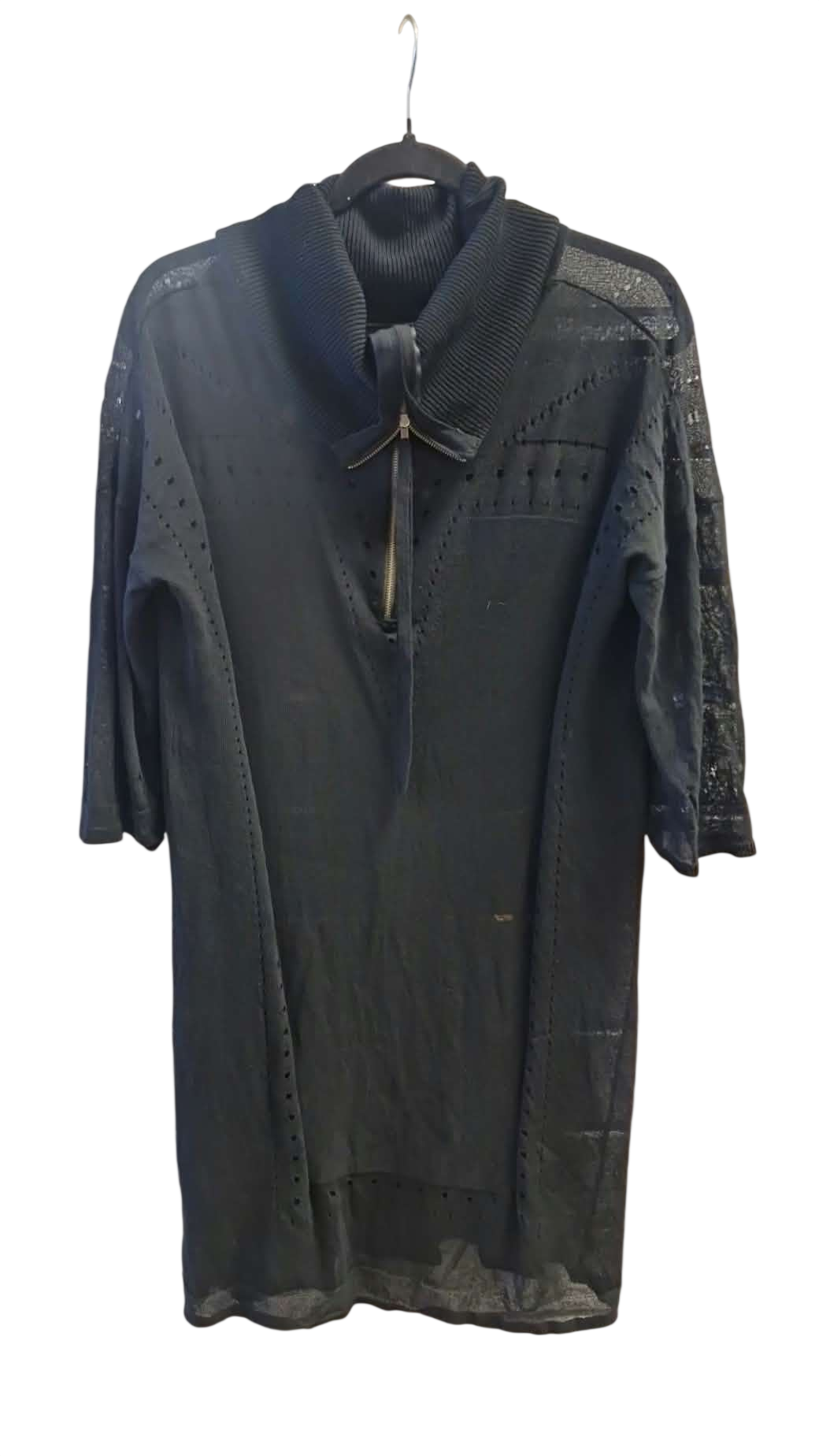 NU svartur prjónakjóll 2XL