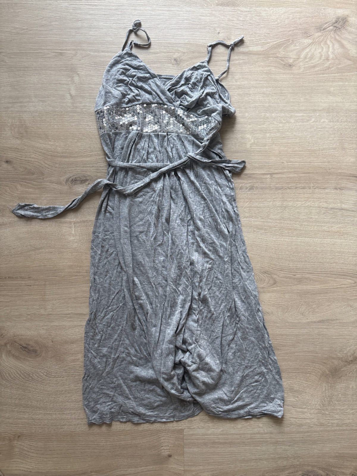 Vintage glimmer kjóll (stærð M)