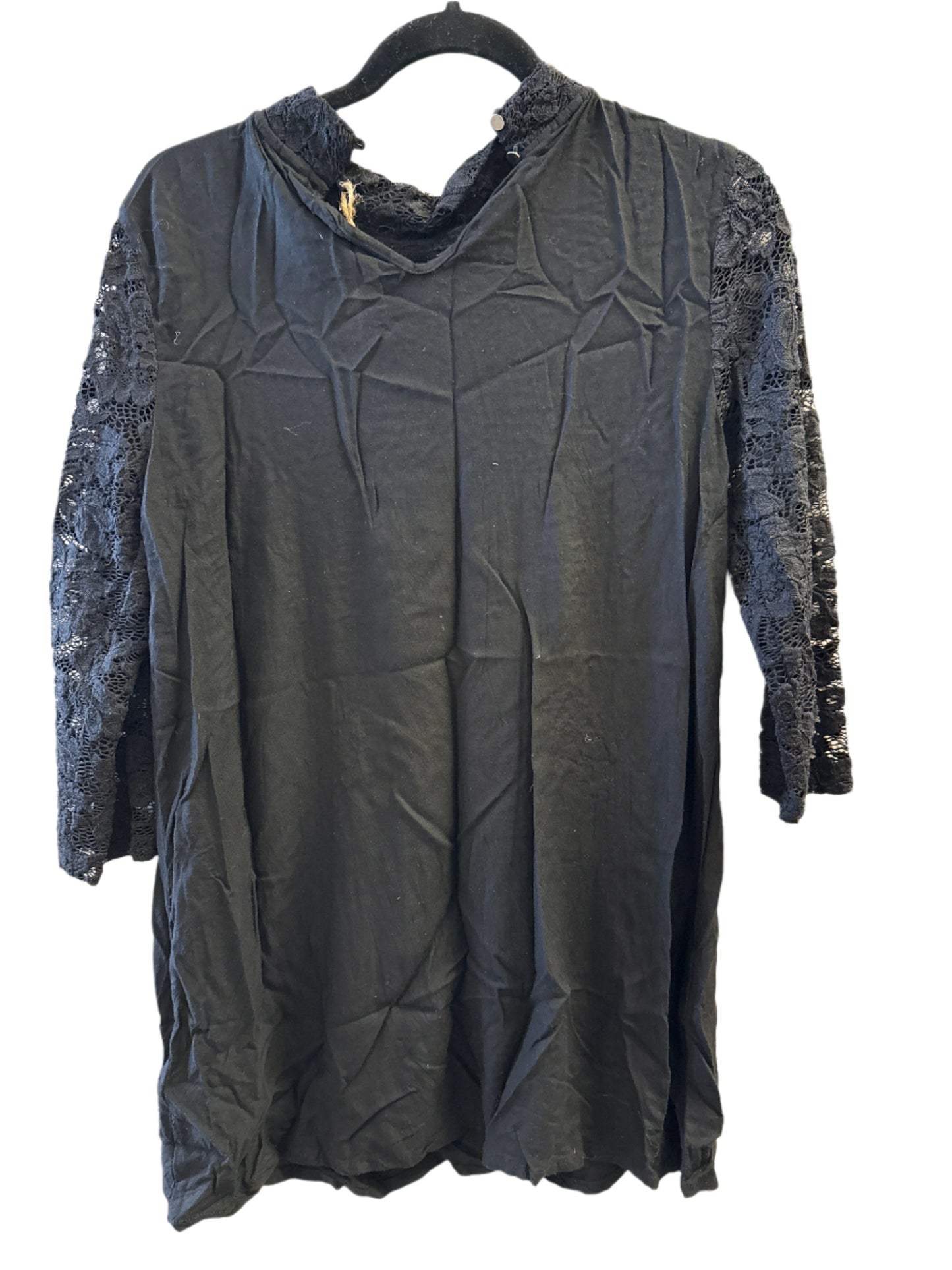 Kaffe kjóll m blúndu 36