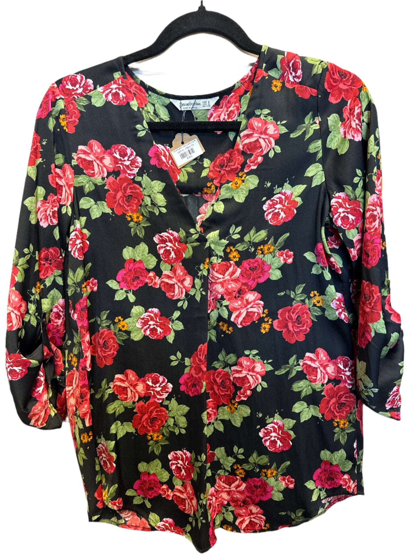 Stradivarius blómablússa S