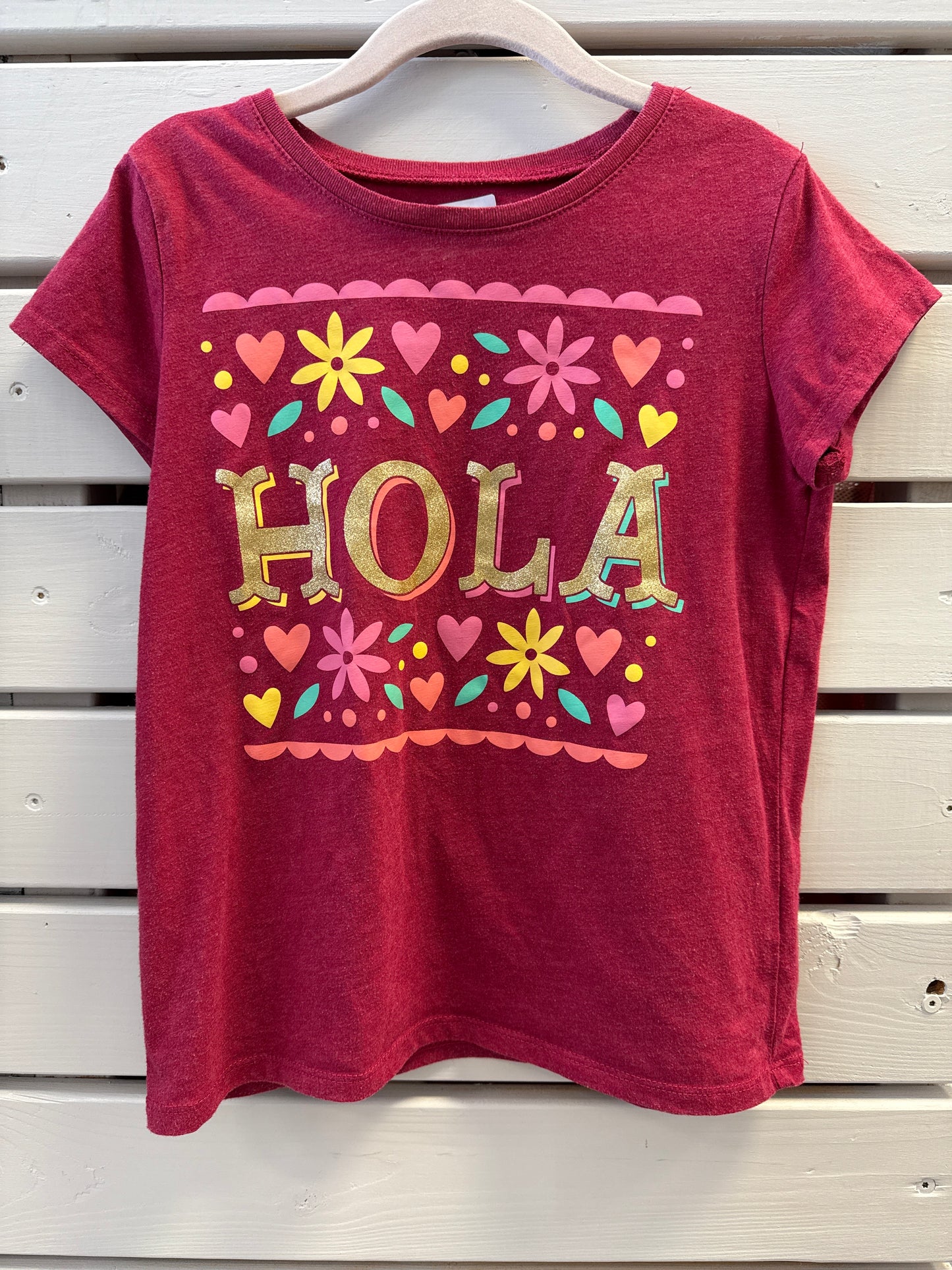 HOLA stuttermabolur 7-8 ára