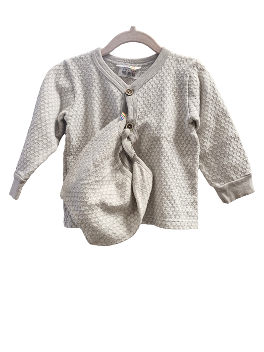 Joha bómullarpeysa+húfa 86/92