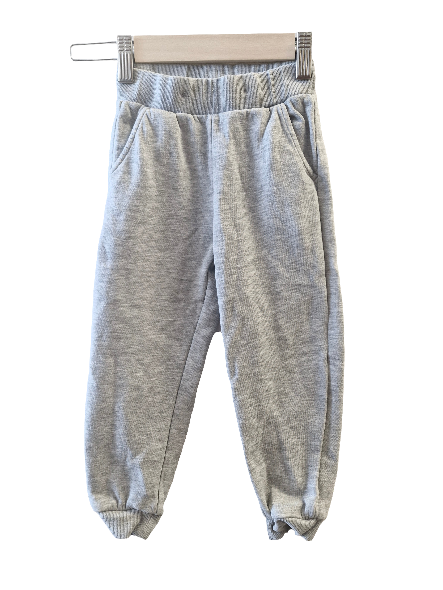 Lindex ljósgráar buxur 98