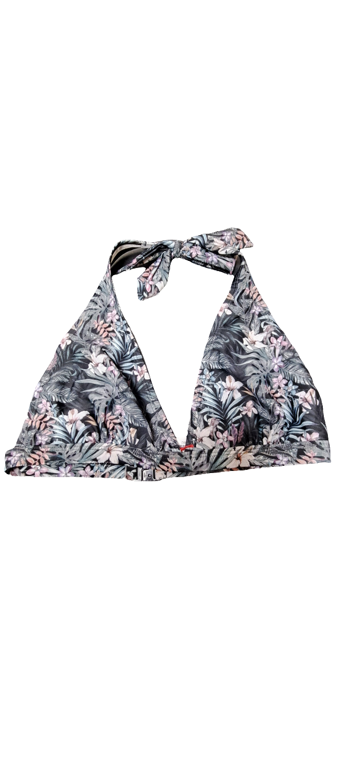 Blóma bikini toppur