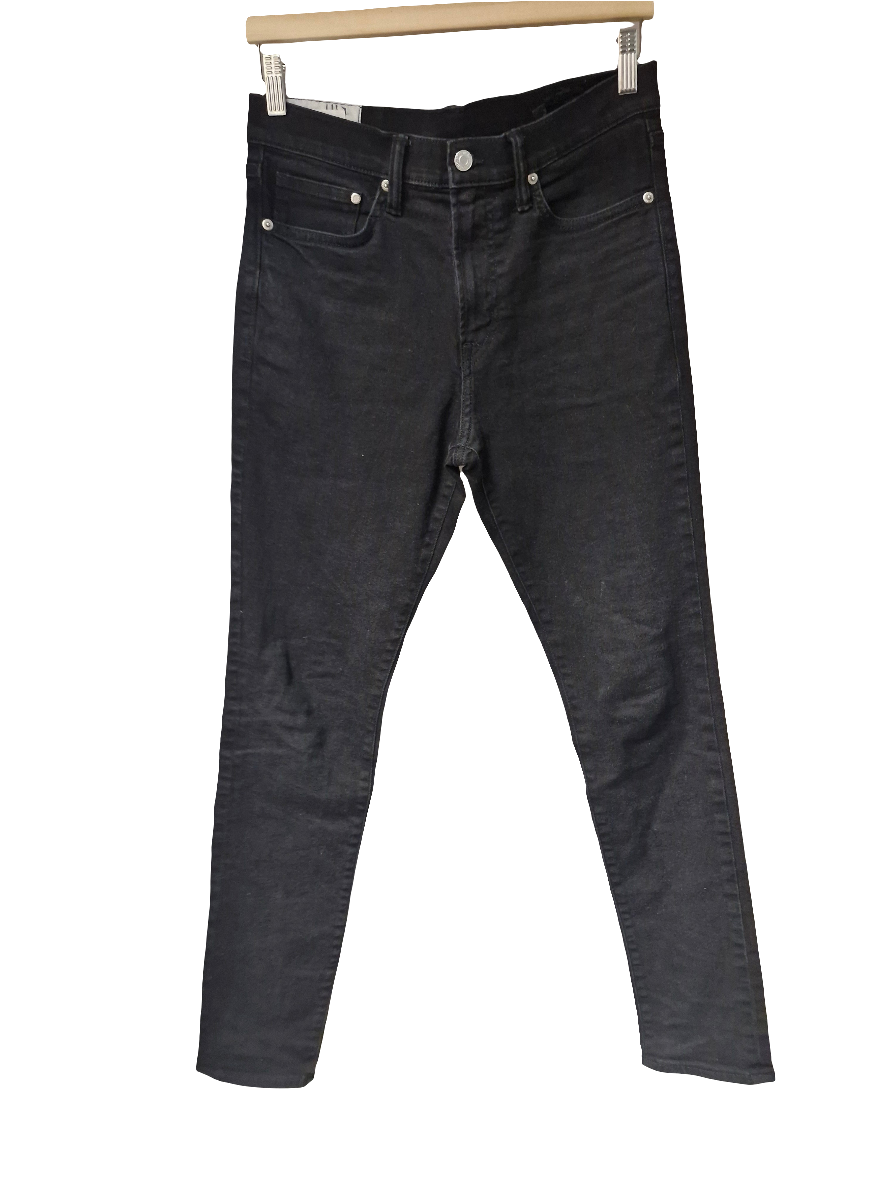 &Denim svartar gallabuxur 31/32