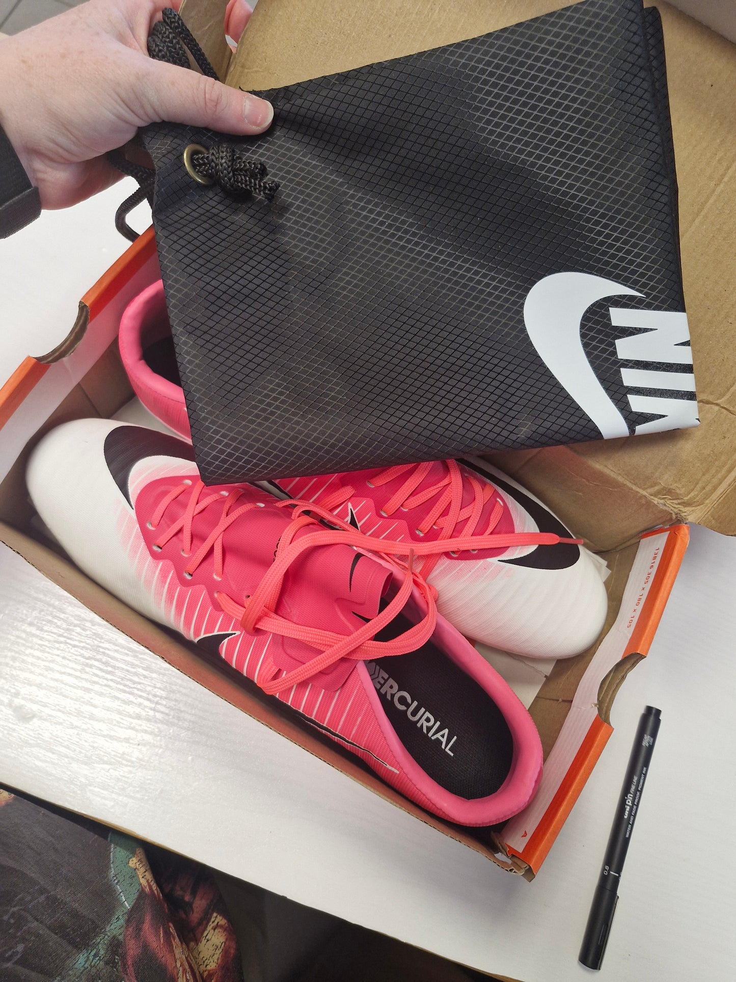 Splunkunýir Nike mercurial takkaskór 44.5