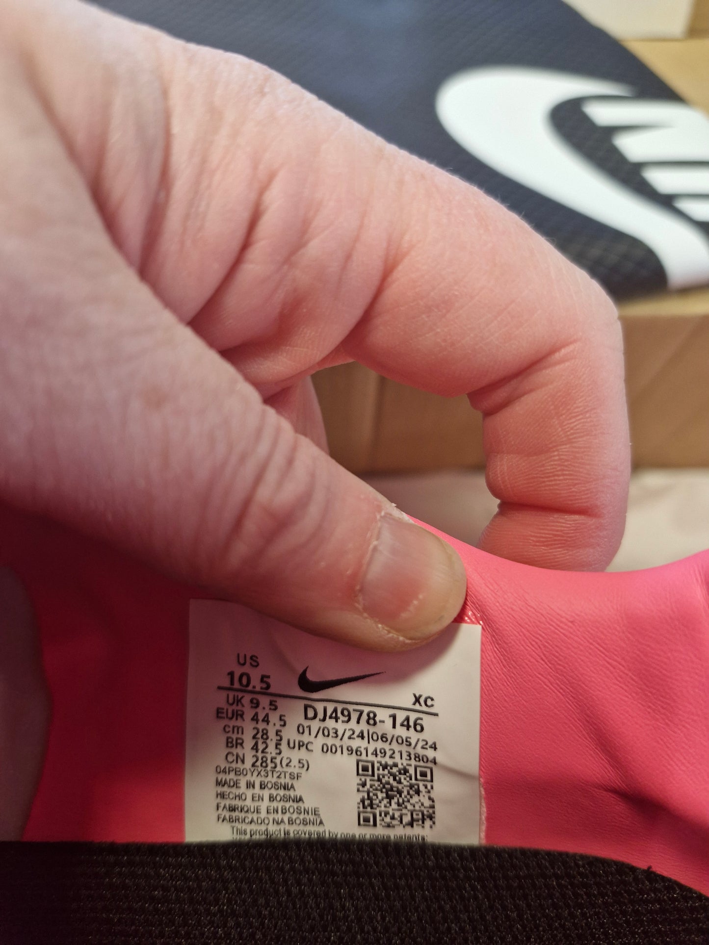 Splunkunýir Nike mercurial takkaskór 44.5