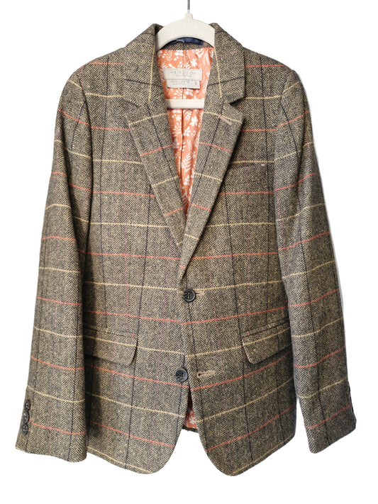 JohnLewis köflóttur jakki 134 sem nýr