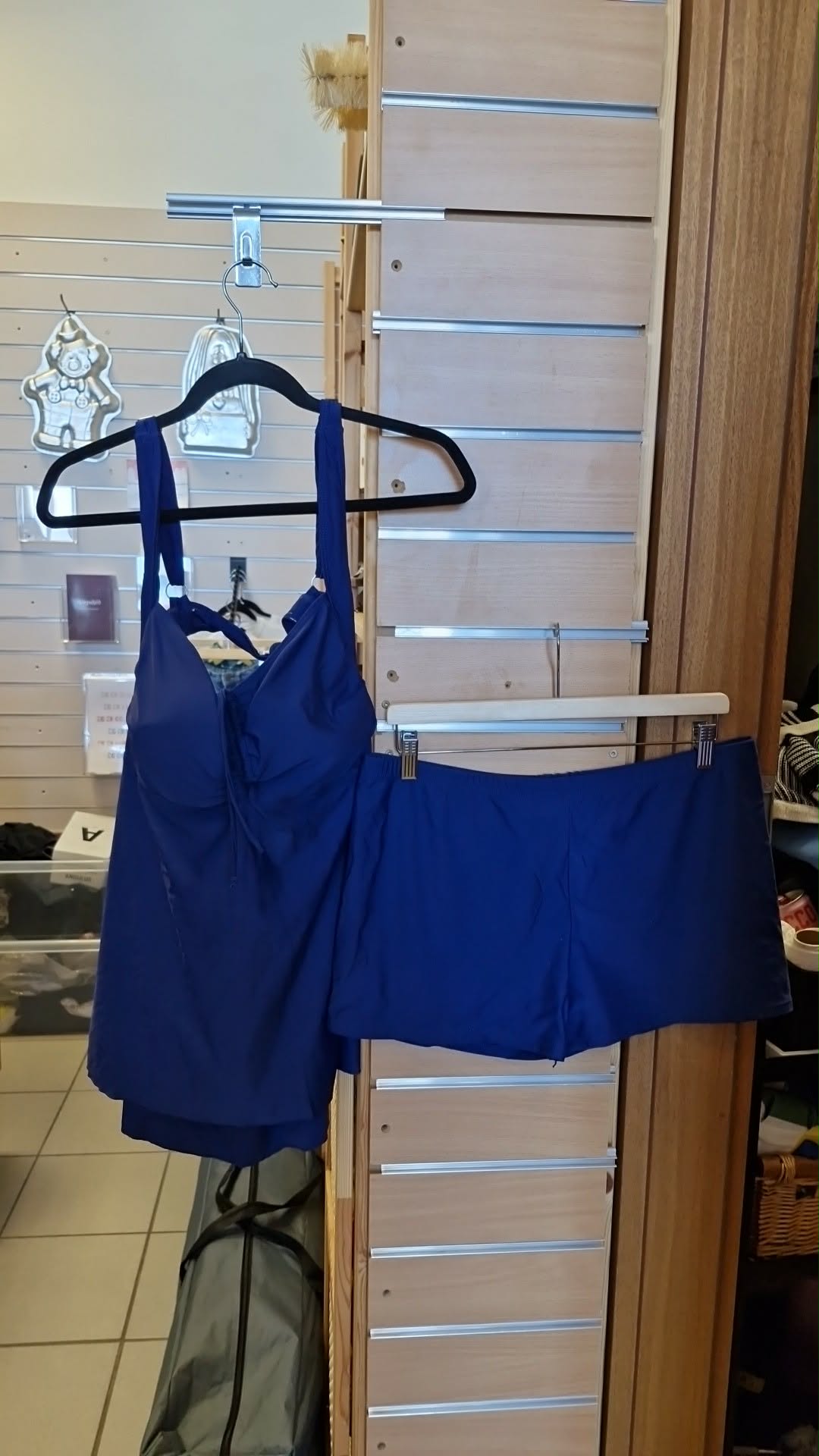 Blátt tankini 52