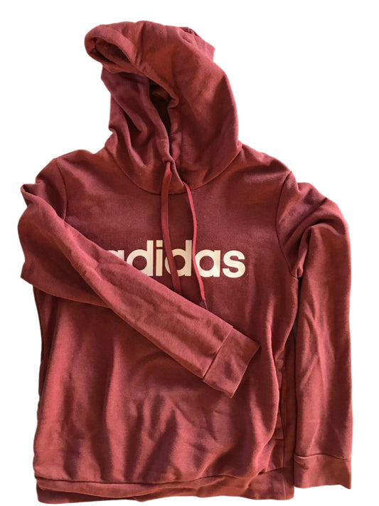Bleik adidas hettupeysa
