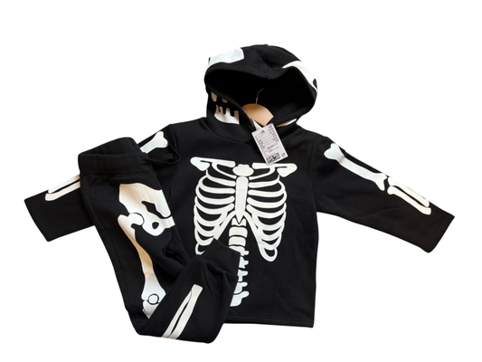 H&M skeleton set / new 98/104