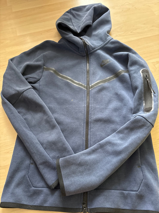 Nike hettupeysa dökkblá XS