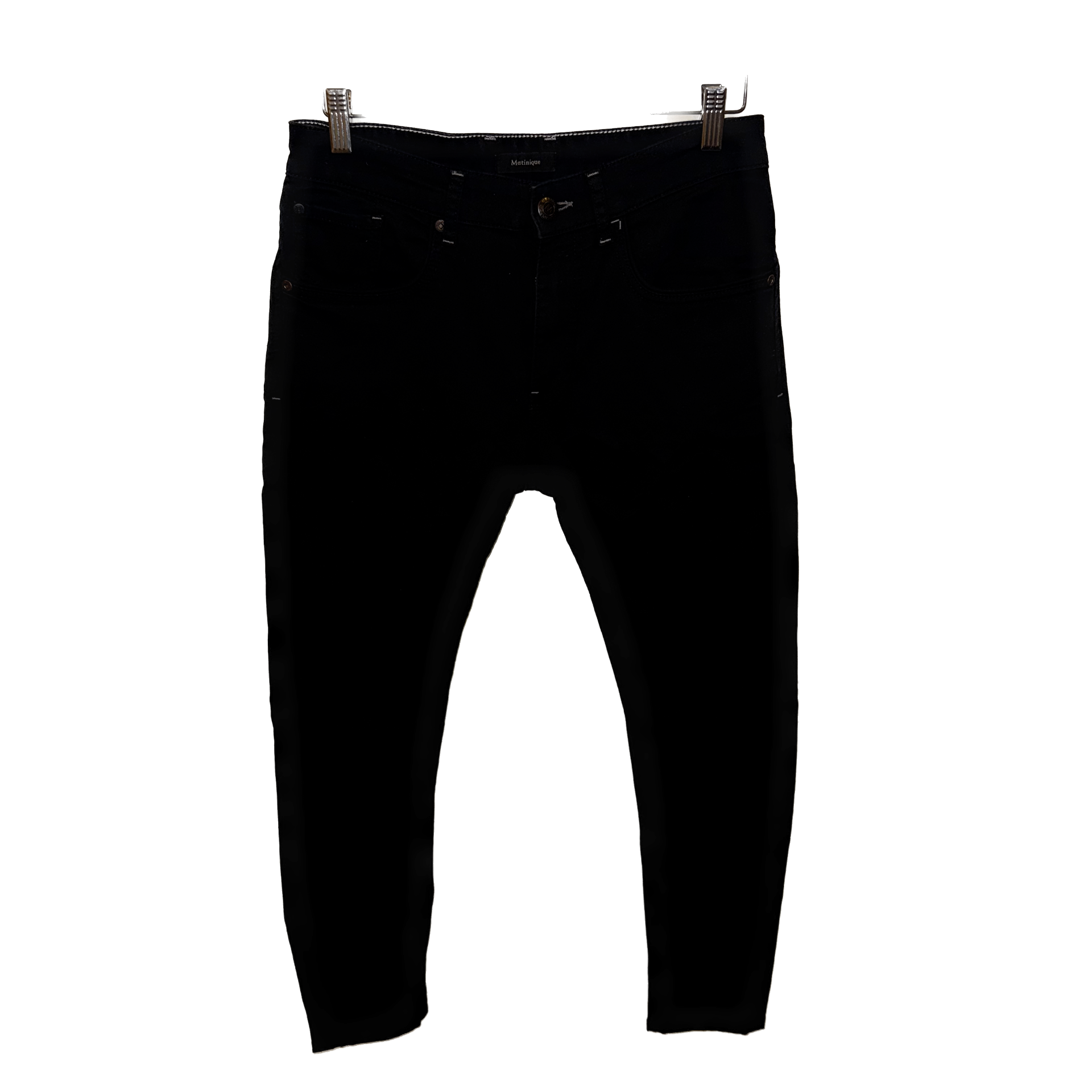 W32/L32 Mens - Matinique svartar buxur