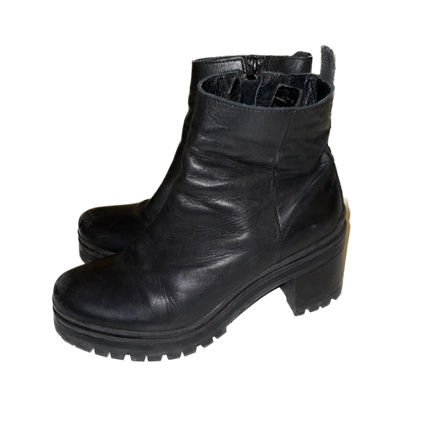 39 - SIXMIX leður hæla boots