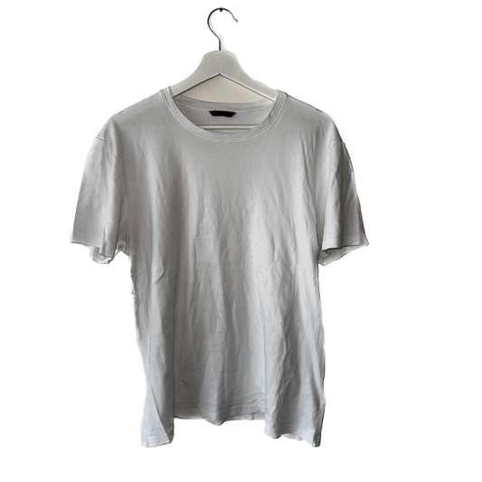 L Men - Massimo dutti hvítur bolur