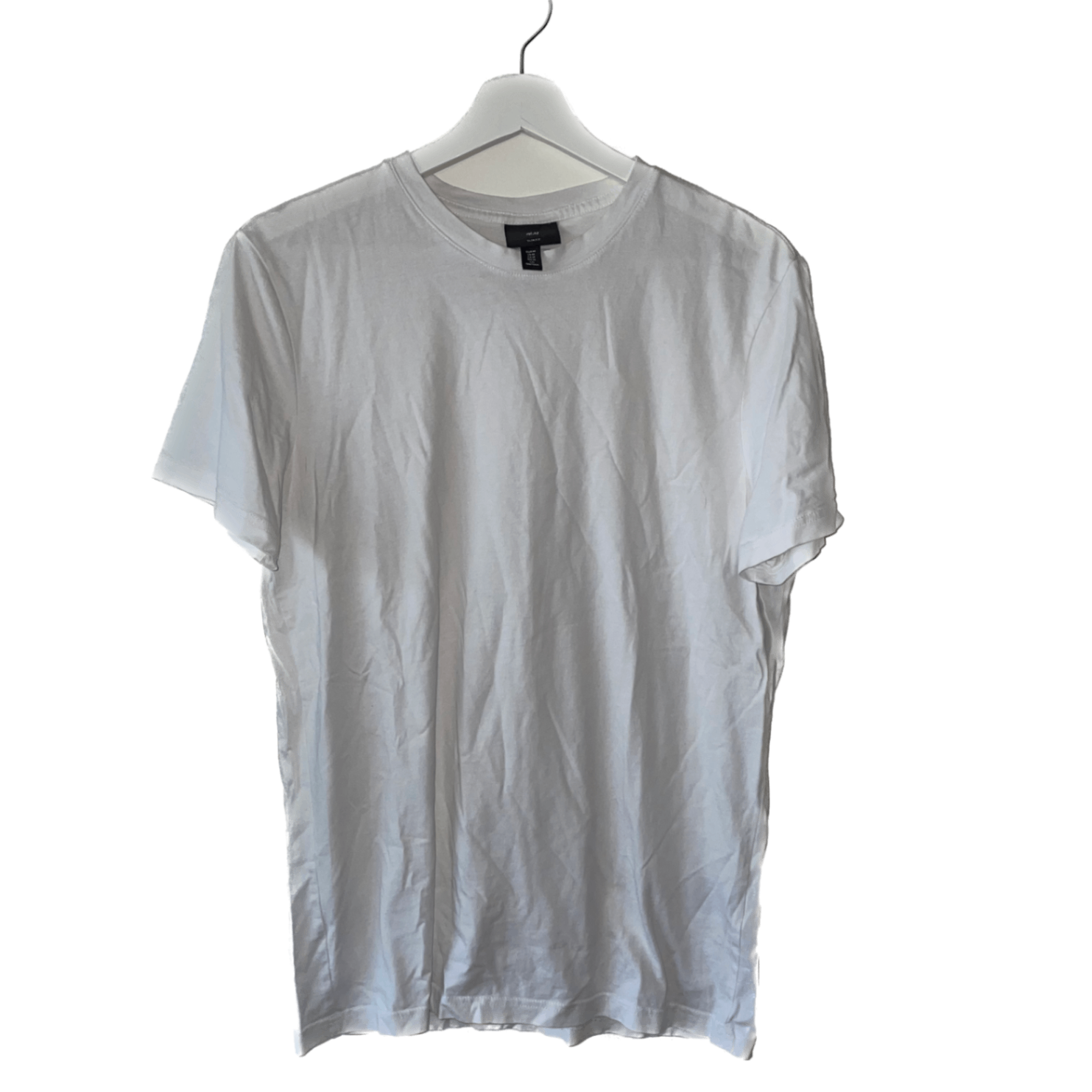 M Men - H&M slim fit hvítur bolur