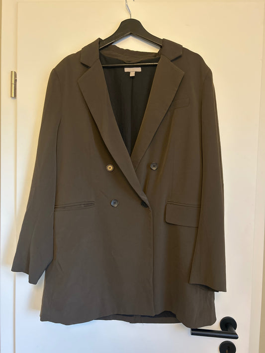 L - H&M blazer brúnn