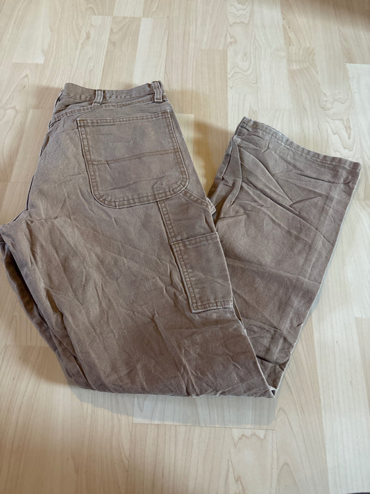 Brúnar cargo buxur 34/34