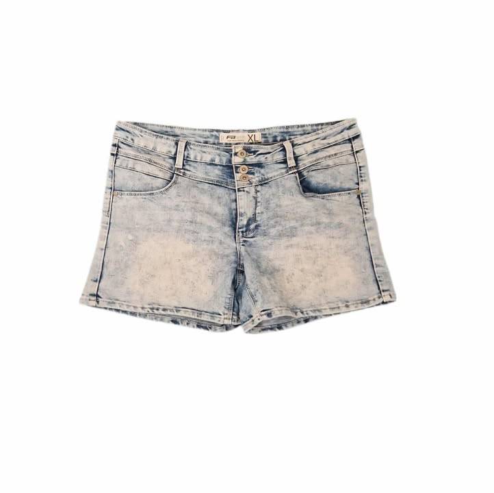 Gallastuttbuxur ljósar XL