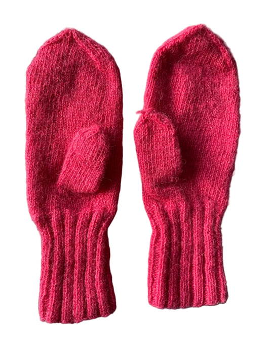Hand knitted Icelandic wool gloves NEW S/M