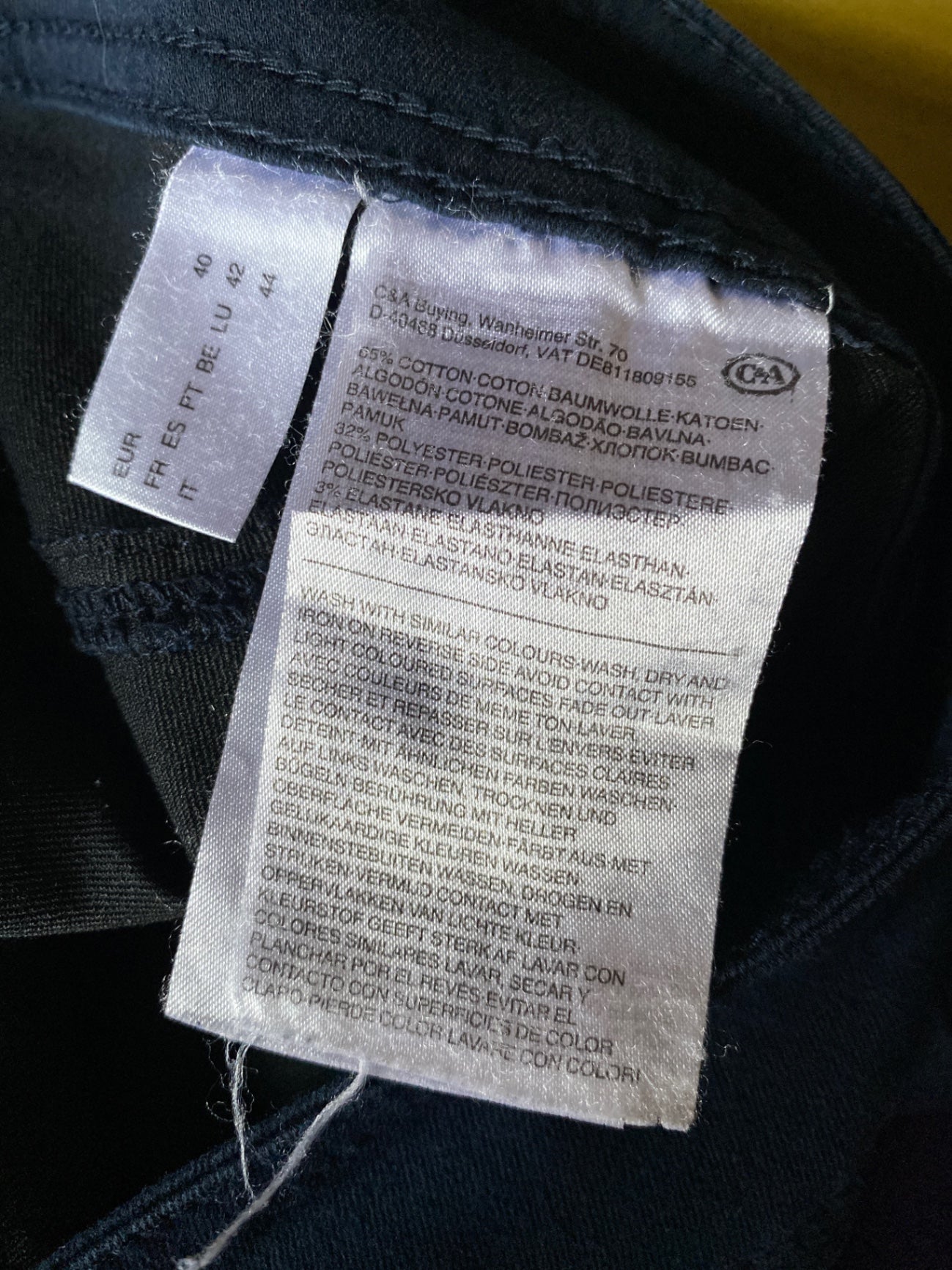 Yessica c&a dark blue women’s pants 40
