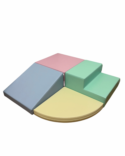 LEIGAN! Mini Climbie pastel kubbar 