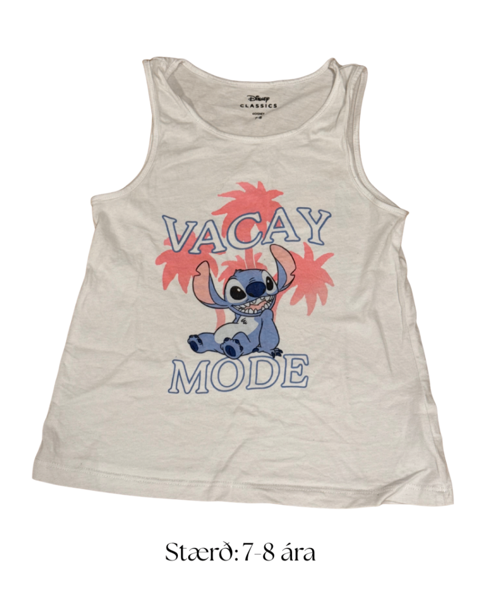 Stitch tank 7-8 ára