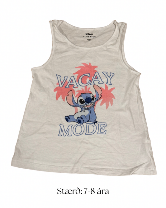 Stitch tank 7-8 ára